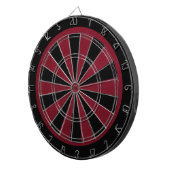 Op maat gemaakte Grunge Rode Game Dartbord (Voorkant Rechts)