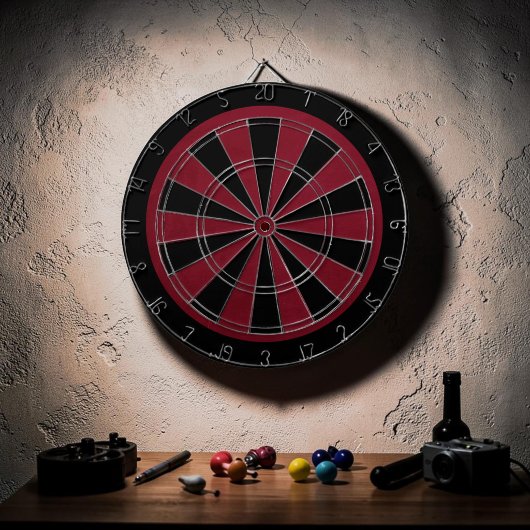 Op maat gemaakte Grunge Rode Game Dartbord