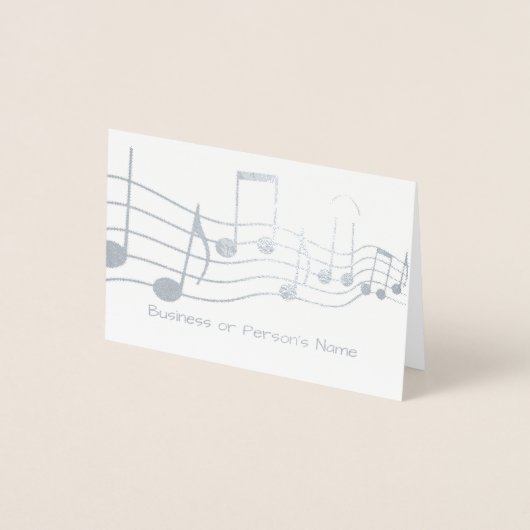 Op maat gemaakte HAMbyWG-muziekgrafiek Folie Kaarten (Voorkant)