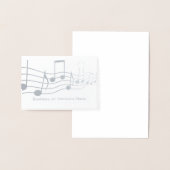 Op maat gemaakte HAMbyWG-muziekgrafiek Folie Kaarten (Display)