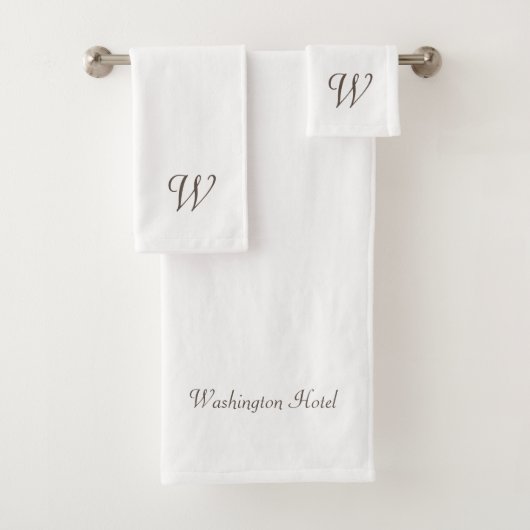 Op maat gemaakte handdoeken met monogram (Insitu)