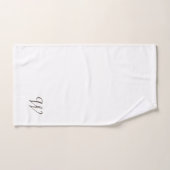 Op maat gemaakte handdoeken met monogram (Handdoek)