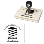 Op maat gemaakte handgemaakte boeken uit de biblio rubberstempel (Gestempeld)