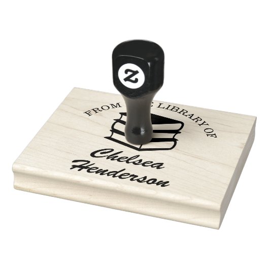 Op maat gemaakte handgemaakte boeken uit de biblio rubberstempel (Stempel)