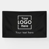 Op maat gemaakte Hanging Banner Sign Zakelijk Logo (Horizontaal)