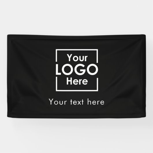 Op maat gemaakte Hanging Banner Sign Zakelijk Logo (Horizontaal)