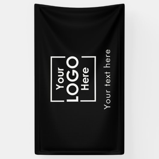 Op maat gemaakte Hanging Banner Sign Zakelijk Logo (Verticaal)