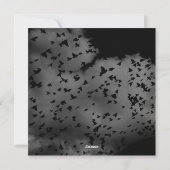 Op maat gemaakte Happy Halloween kaart (Achterkant)