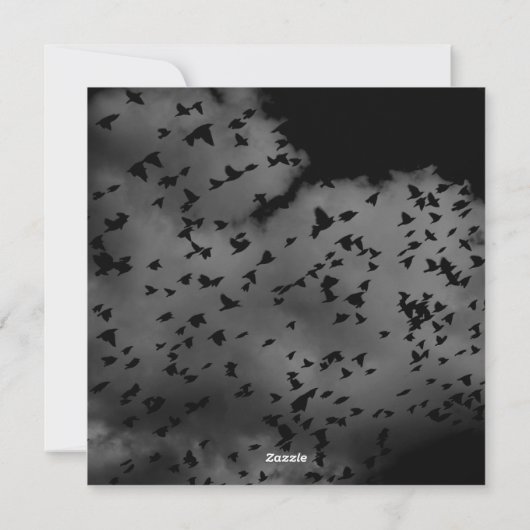 Op maat gemaakte Happy Halloween kaart (Achterkant)