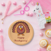 Op maat gemaakte Happy Thanksgiving papieren borde Papieren Bordje (Feest)