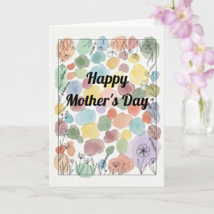 Op maat gemaakte hartelijke Moederdag gedicht kaar Kaart
