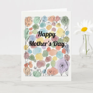 Op maat gemaakte hartelijke Moederdag-gedichtenkaa Kaart