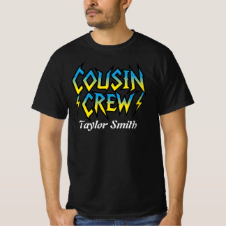 Op maat gemaakte Heavy Metal Rocker Cousin Crew Ma T-shirt