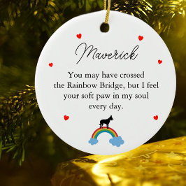 Op maat gemaakte herdenking voor Belgische Malinoi Keramisch Ornament