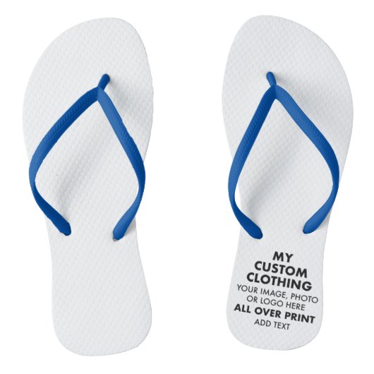 Op maat gemaakte HEREN SLANKRIEM FLIP FLOPS (Voetbed)