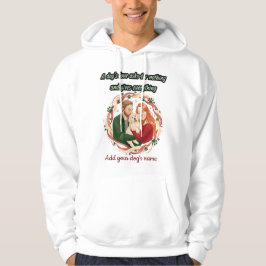 Op maat gemaakte 'Hond Papa' trui Hoodie