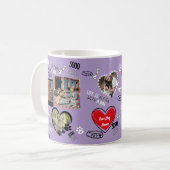 Op maat gemaakte honden-gezichtsmok, gepersonalise koffiemok (Voorkant links)