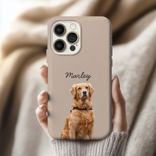 Op maat gemaakte hondenfoto telefoonhoesje cadeau  iPhone 15 pro case