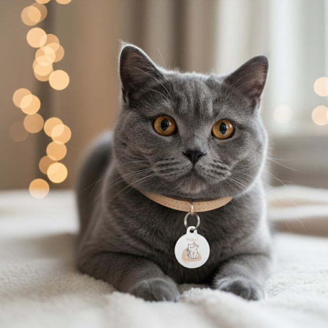 Op maat gemaakte hondenpenning “Ik ben verloren, b Huisdierpenning (Creator heeft geüpload)