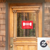 Op maat gemaakte hondenwandelservice en huisdierop raamsticker (Huis Deur)