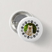 Op maat gemaakte hondportret hond ronde button 3,2 cm (Voorkant /achterkant)