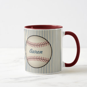 Op maat gemaakte honkbal koffiemok cadeau mok
