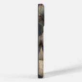 Op maat gemaakte honkbal kunstwerk met jouw naam iPhone hoesje (Rechterkant)