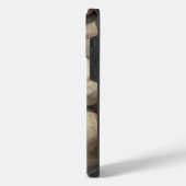 Op maat gemaakte honkbal kunstwerk met jouw naam iPhone hoesje (Linkerkant)
