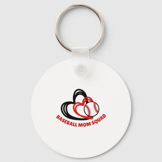 Op maat gemaakte honkbalmoeder gepersonaliseerd te sleutelhanger (Voorkant)