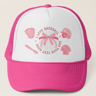 Op maat gemaakte honkbalpet voor dames Honkbalpe Trucker Pet