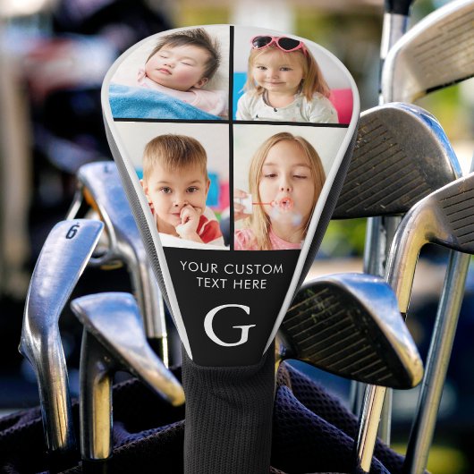 Op maat gemaakte hoofdhoes voor golf met foto coll golfheadcover