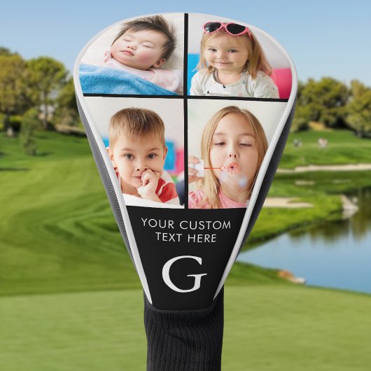 Op maat gemaakte hoofdhoes voor golf met foto coll golfheadcover