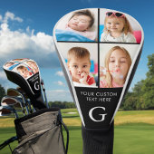 Op maat gemaakte hoofdhoes voor golf met foto coll golfheadcover
