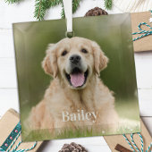 Op maat gemaakte huisdier foto modern eenvoudig ho glas ornament