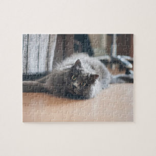 Op maat gemaakte huisdier katje kat Fun Legpuzzel