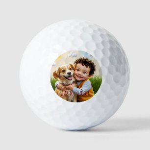 Op maat gemaakte huisdieren kinderen grappig  fees golfballen