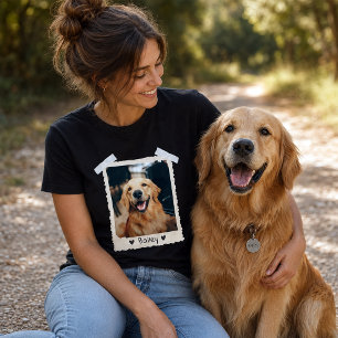 Op maat gemaakte huisdierfoto-shirt, cadeau voor h t-shirt