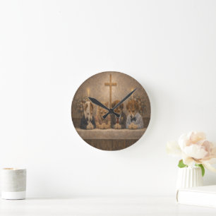 Op maat gemaakte huisdierkunst Acryl wandklok – 27