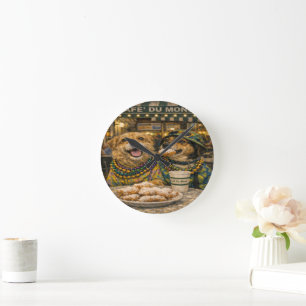 Op maat gemaakte huisdierkunst Acryl wandklok – 27