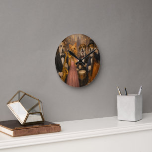 Op maat gemaakte huisdierkunst Acryl wandklok – 27