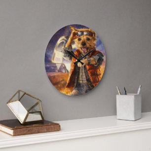 Op maat gemaakte huisdierkunst Acryl wandklok – 27