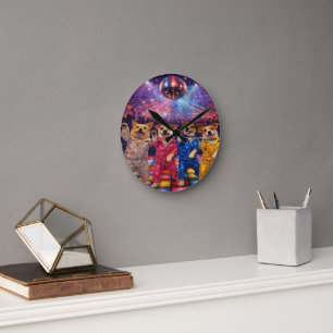 Op maat gemaakte huisdierkunst Acryl wandklok – 27