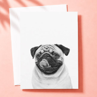 Op maat gemaakte huisdierportret | Hond Kat Foto Z Bedankkaart