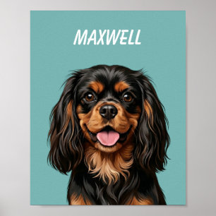 Op maat gemaakte huisdierportretten met behulp van poster