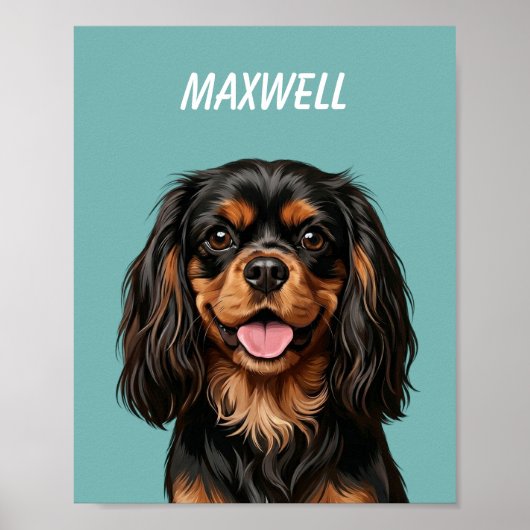 Op maat gemaakte huisdierportretten met behulp van poster (Voorkant)