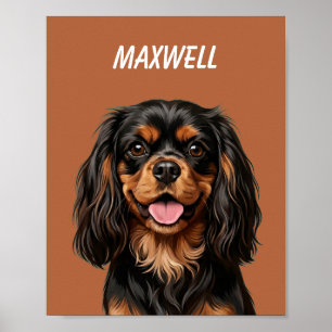 Op maat gemaakte huisdierportretten met behulp van poster