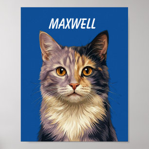 Op maat gemaakte huisdierportretten met behulp van poster