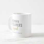 Op maat gemaakte Human Resources Persoonlijke koff Koffiemok (Voorkant links)