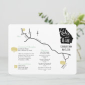 Op maat gemaakte Huwelijkskaart Kaart (Staand voorkant)