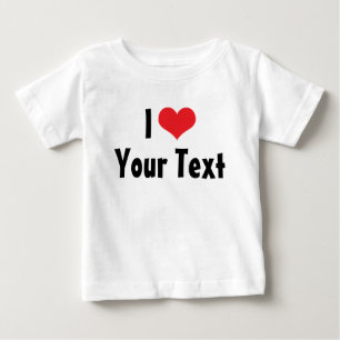 Op maat gemaakte I Love T-shirt